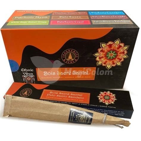 INCIENSO ETHNIC VIBRES PALO SANTO-SANDALO
