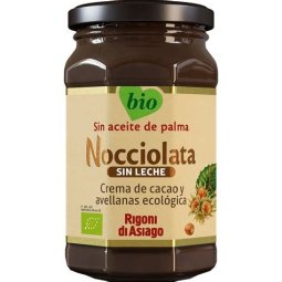 CREMA DE CACAO Y AVELLANA SIN LECHE 250 GR NOCCIOLATA