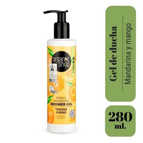 GEL DUCHA MANDARINA 280 ML ORGANIC SHOP
