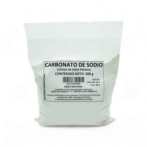 CARBONATO DE SODIO 500GR. CAMASSIA
