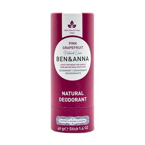 Desodorante Pink Grape Fruit 40gr - Ben & Anna