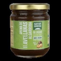 CREMA AVELLANAS ALGARROBA 200GR NATURGREEN