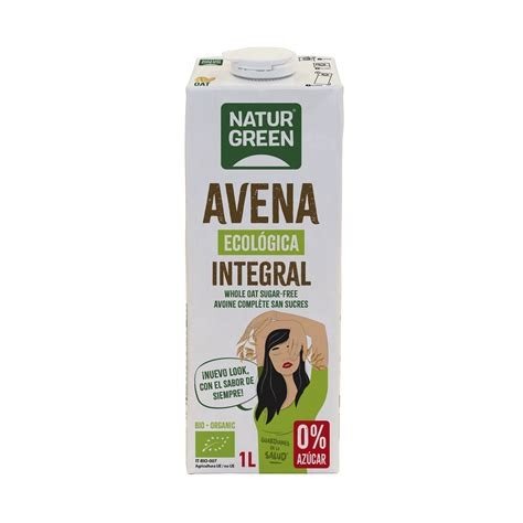 BEBIDA AVENA INTEGRAL 1L NATURGREEN