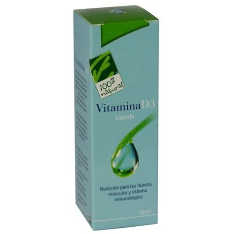 VITAMINA D3 50ML CIEN POR CIEN NATURAL