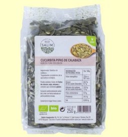 SEMILLA CALABAZA CURCUBITA 250 GR ECO SALIM