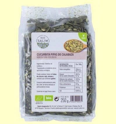 SEMILLA CALABAZA CURCUBITA 250 GR ECO SALIM