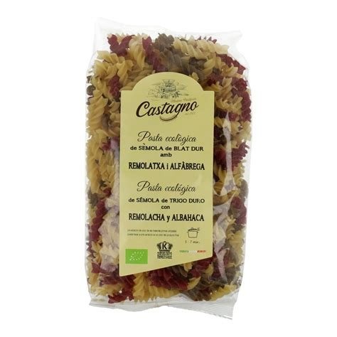 ESPIRALES CON REMOLACHA/ALBAHACA 500G ECOSALIM
