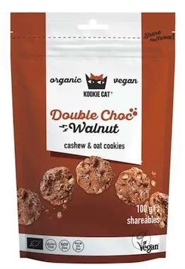 MINI COOKIE CAT DOBLE CHOCOLATE Y NUEZ KOOKIE CAT 100GR