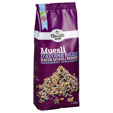 MUESLI AVENA-FRUTAS 425G BAUCKHOF