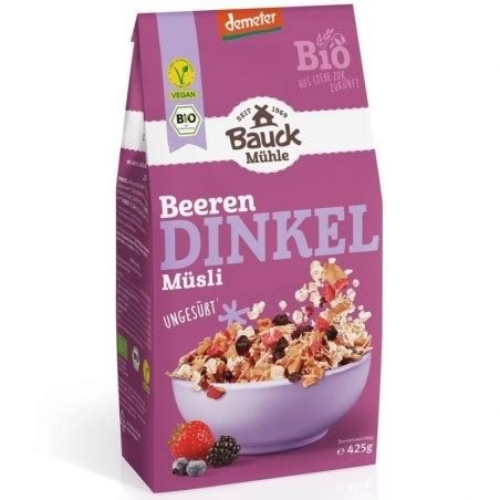 MUESLI ESPELTA-FRUTOS DEL BOSQUE 425G BAUCKHOF