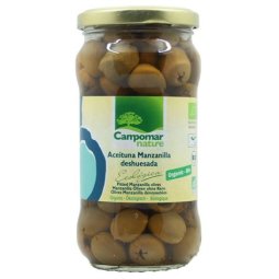 ACEITUNA MANZANILLA DESHUESADA  350G CAMPOMAR