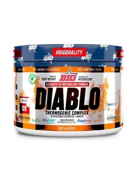 DIABLO FAT BURNER 120CAPS.  BIG