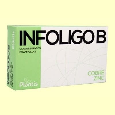 INFOLIGO B ZINC COBRE AMPOLLAS PLANTIS