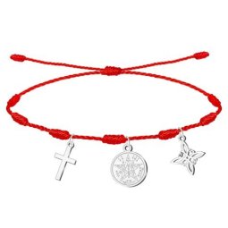 PULSERA DE 7 NUDOS CRUZ LATINA KHOA