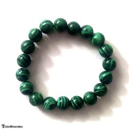 PULSERA MALAQUITA BOLA KHOA