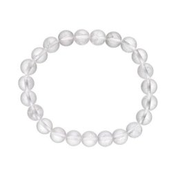 PULSERA CUARZO BLANCO BOLA KHOA