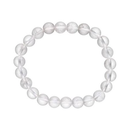 PULSERA CUARZO BLANCO BOLA KHOA