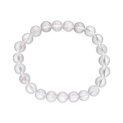 PULSERA CUARZO BLANCO BOLA KHOA
