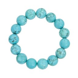 PULSERA BOLA TURQUESA KHOA