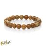 PULSERA BOLA JASPE MADERA KHOA