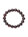 PULSERA BOLA GRANATE HILO NEGRO KHOA