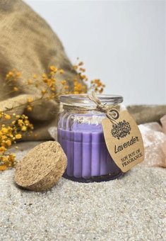 VELA CERA SOJA LAVANDA GAIA