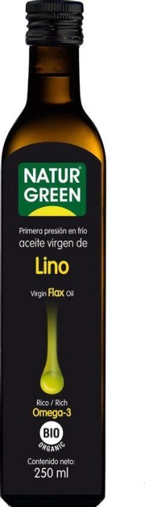 ACEITE DE LINO BIO DHA 250ML NATURGREEN