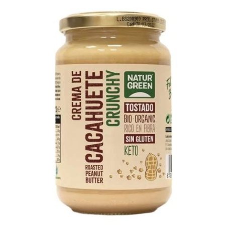 CREMA DE CACAHUETE CRUNCHY 330G NATURGREEN