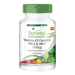 VITAMINA K2 KOMPLEX MK-4 MK-7 120 CAPSULAS FAIRVITAL