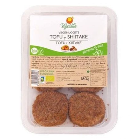 VEGENUGGETS TOFU Y XIITAKE 180G VEGETALIA