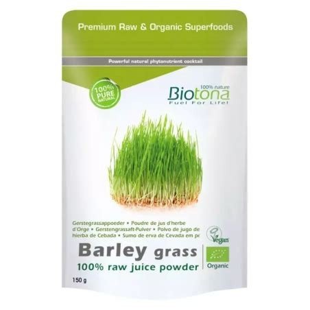 POLVO DE JUGO DE HIERBA DE CEBADA 150G BIOTONA