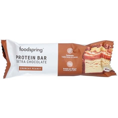 BARRITA PROTEIN BAR EXTRA CHOCOLATE CRUNCHY PEANUT FOODSPRING