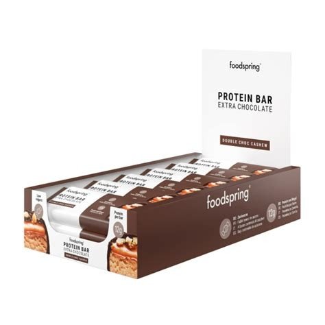 BARRITA PROTEINA DOUBLE CHOCOLATE FOODSPRING