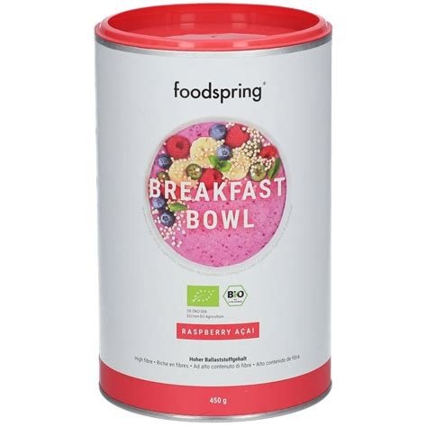 BREAKFAST BOWL 450G RETAIL RASPBERRY-ACAI FOODSPRING