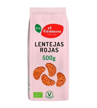 LENTEJAS ROJAS 500 GR BIO EL GRANERO
