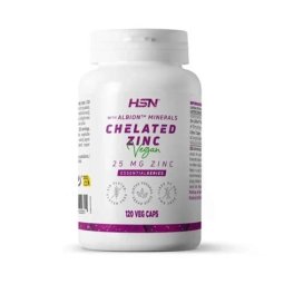 BISGLICINATO DE ZINC ALBION 25MG 120 CAPS HSN