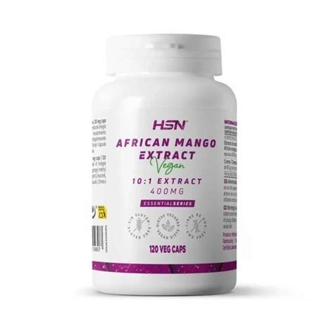 EXTRACTO DE MANGO AFRICANO 10:1 400MG 120 CAPS HSN