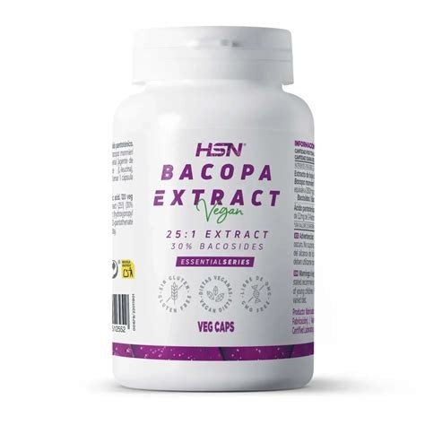 EXTRACTO DE BACOPA 25:1 120 CAPS HSN