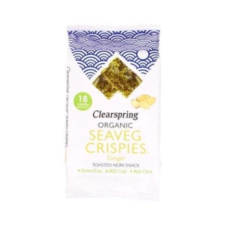SNACK NORI JENGIBRE BIO 4G CLEARSPRING