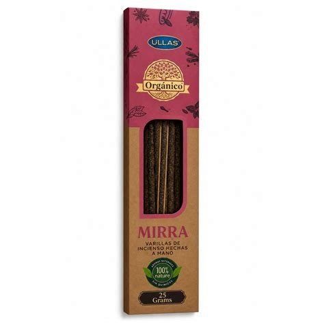 INCIENSO ORGANICO MIRRA ULLAS 25G