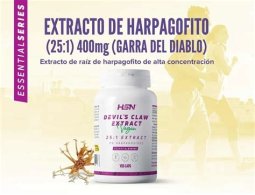 EXTRACTO DE HARPAGOFITO 400MG 120 CAPS HSN