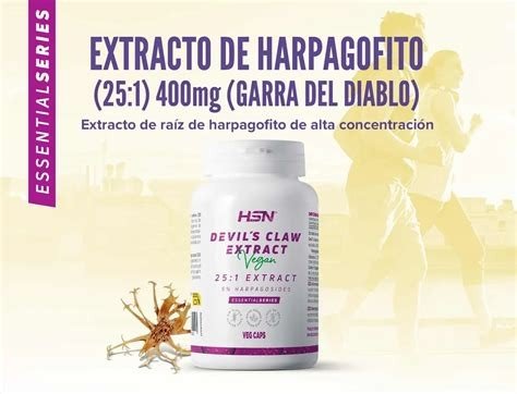 EXTRACTO DE HARPAGOFITO 400MG 120 CAPS HSN