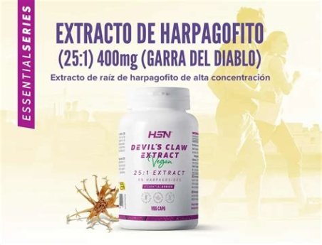 EXTRACTO DE HARPAGOFITO 400MG 120 CAPS HSN