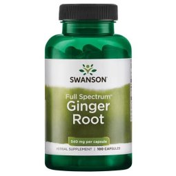 RAIZ DE JENGIBRE 540MG 100 CAPS SWANSON