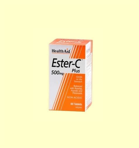 ESTER C PLUS 500 MG 60 TAB. HEALTH AID
