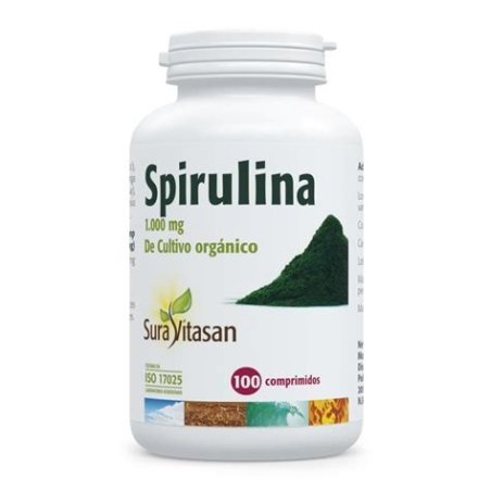 ESPIRULINA 100 COMPRIMIDOS 1000MG SURAVITASAN