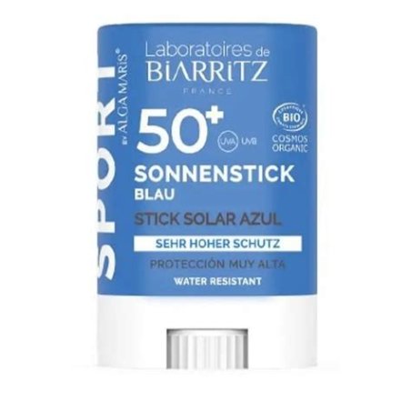 ALGAMARIS STICK SOLAR 50+ AZUL 12 GR L.BIARRITZ