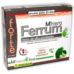 MINERA FERRUM FORTE 30 CAPSULAS PINISAN