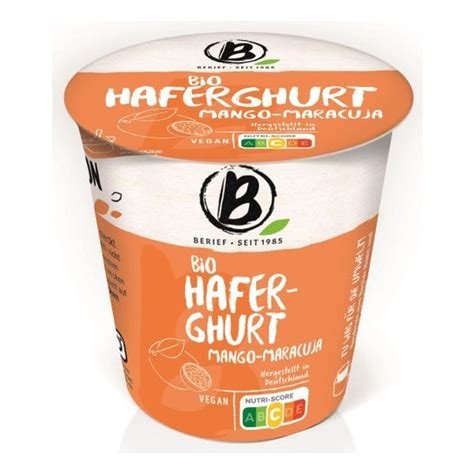 POSTRE AVENA MANGO MAR. 150GR BIO BERIEF