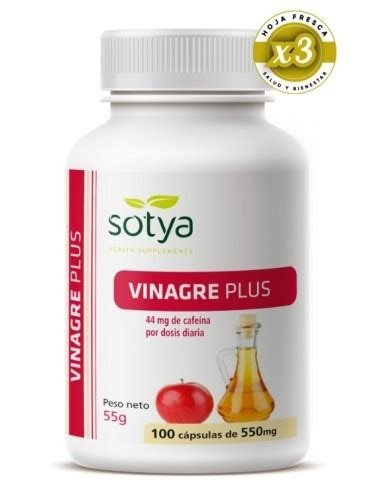 VINAGRE PLUS 100CAP SOTYA